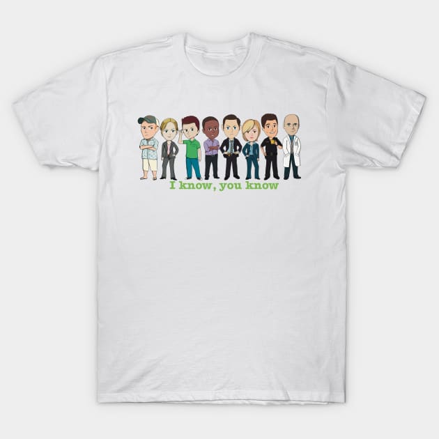 I know, you know Team Psych chibi T-Shirt by CraftyNinja